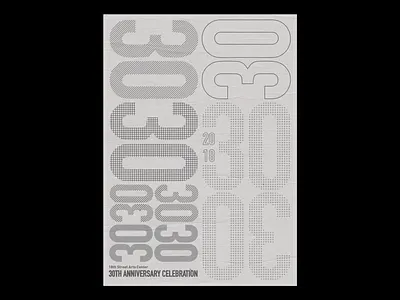 18th Street Arts Center - 30th Anniversary Poster branding editorial design graphic design poster poster design typography