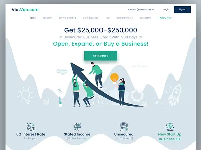 Business Consultent design illustration ui web