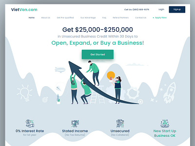 Business Consultent design illustration ui web