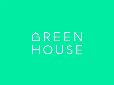 Greenhouse branding green house logo restaurant salad