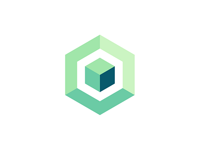 Cube logo adobeillustator animation app branding design flat graphic design icon illustration illustrator logo logo design minimal type typography ui ux vector web website