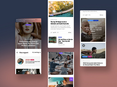 Davenport animation blog business corporate interaction landing magazine minimal slider template template builder theme themeforest ui ui design uidesign ux web webdesign wordpress