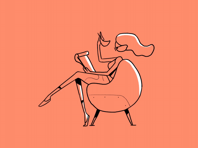 Blogger 2d animation cel animation character fireart fireart studio frame by frame motion design motion graphics