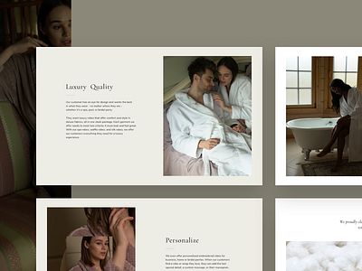 E-commerce website banner catalog clean collection cozy e commerce fabrics gallery homepage landing landing page minimal pajamas premium redesign sleep ware ui web website wholesale