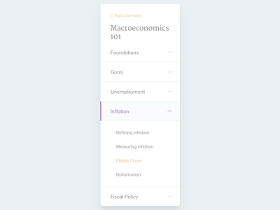 Course Modal flat minimal ui ux web