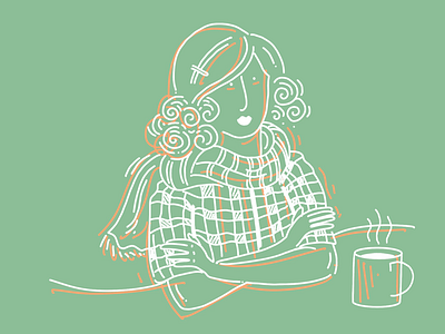 Then came the winter! adobe drawings illustrations procreate