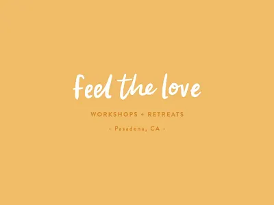 Feel the Love Photography Workshops logo design by Swoone branding bright california inspiration color theory design fun funky handdrawn handdrawn type handlettering illustration logo photographer photographer workshop san serif serif swoone typography vintage