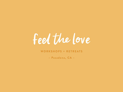 Feel the Love Photography Workshops logo design by Swoone branding bright california inspiration color theory design fun funky handdrawn handdrawn type handlettering illustration logo photographer photographer workshop san serif serif swoone typography vintage