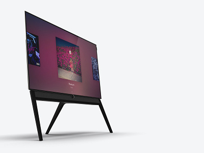 Loewe os - Player case study design design process flat interface lead loewe loewe os operating system television ui ux