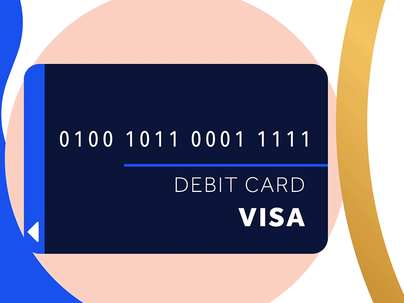 ORU Comp- Visa Card animation branding card color palette credit debit depth design ethan fowler finance financial illustration money motion graphics parallax security sharing technology vector visa