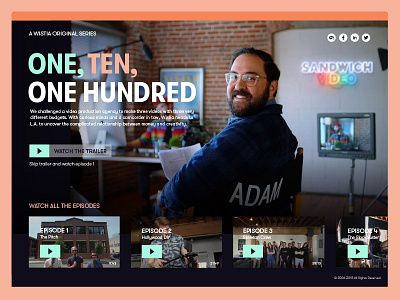 One, Ten, One Hundred - A Wistia Original Series illustration original series video website