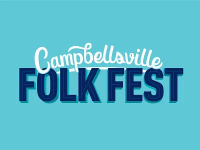 Folk Fest Lettering brand identity brand identity design branding design festival poster hand lettering illustration lettering logo music festival music festival poster poster typography vector