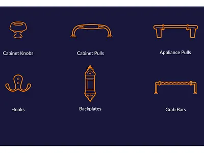 Furniture icons design furniture icons illustration vector