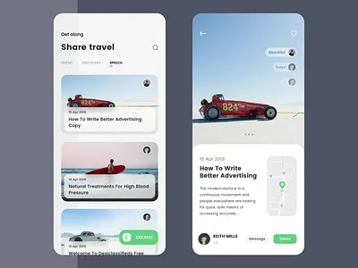 Travel sharing 2 blue green share it social travel