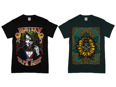 FAWKES MASK x JOKER & SUN FLOWER FOX SKULL animal illustration apparel apparel design branding clothing clothing brand clothing company clothing design clothing label design illustration illustration digital illustrator art joker merch design merchandise design sunflower tshirt design tshirt graphics vector