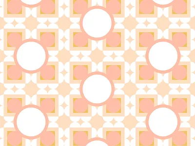 Pattern and Color Exploration No 20 — Peaches and Cream color color theory design graphic design illustration illustrator minimal pattern pattern art simple vector vector illustration