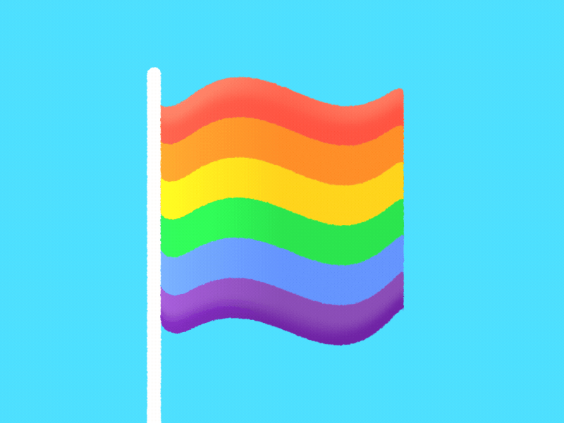 Happy Pride Month animation flag gif lgbt lgbtq loop pride pride flag pride month