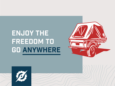 Tentrax Visual System brand system branding clean illustration modern offroad topography trailer vehicle visual system