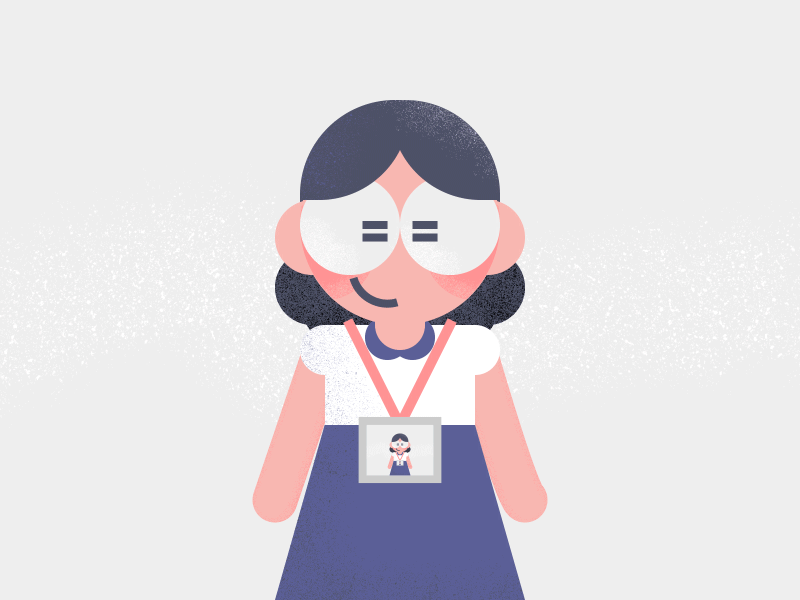 Hi after effects gif illustration loop motion graphic