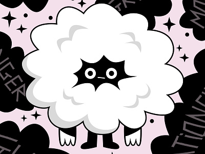 It's easy to get lost in your thoughts sometimes... ☁️ character character design cute design illustration illustrator mental mental health mentalhealth positivity sad sadness vector