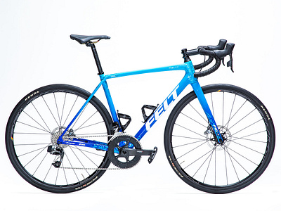Biology Bike bike biology blue cycling cyclist felt gradient hexagon metallic racing