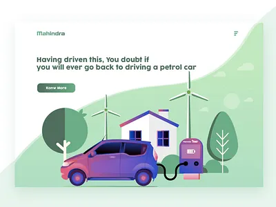 India's first electric car Mahindra e20+ automobile branding car cars design electric car electric cars energy drink energy serving gogreen graphic illustration illustrator mahindra suv tesla car user interface ux vector website