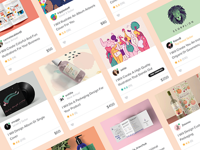 Fresh Finds! branding design fiverr illustraion logo print typography