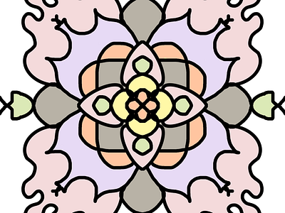 Pastel Mandala mandala pastel