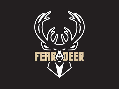 2019 Milwaukee Bucks Playoffs T-Shirt Concept basketball branding bucks fear the deer graphic design milwaukee milwaukee bucks nba sports t shirt