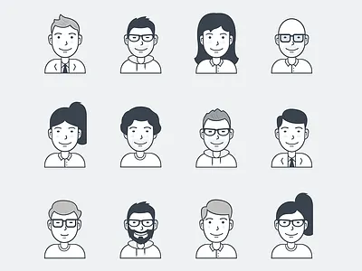 User Avatar Icons avatar icons avatars icons people profile user users