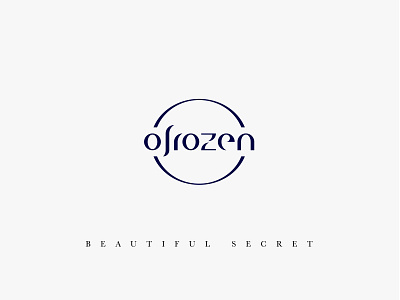 ofrozen app design english font font design logo 活版印刷