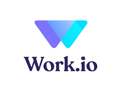 W Media Logo - Alphabet Logos 4/26 blue branding gradient logo media play purple recoleta recruitment w work