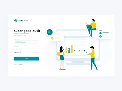 Data login page ue ui 插图 设计