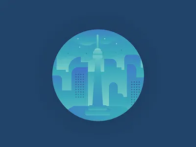 Toronto | Canada canada city cityscape cn tower digital design illustration toronto
