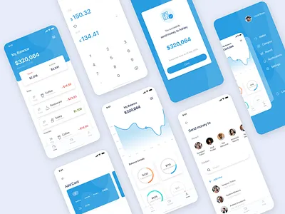 Simple Wallet App UI UX Kit app bitcoin bitcoin wallet crypto currency crypto wallet design finance finance app ios minimal sketch ui ui kit ui pack uiux ux wallet wallet app