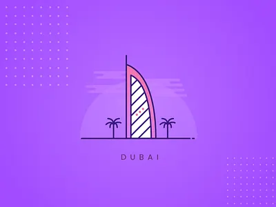 Dubai Icon design dubai icon iconography illustration logo logotype ui ux vector