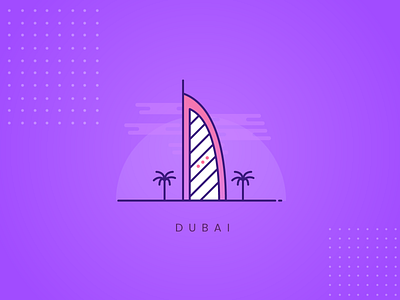 Dubai Icon design dubai icon iconography illustration logo logotype ui ux vector