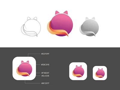 Cat Logo animal animal art animal logo awesome brand branding cat logo design designer graphic icon identity illustration logo logodesign tail vector