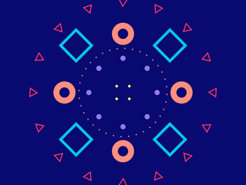 Video Intro Animation aftereffects animation animation 2d colour explosion mograph motion motion design motion graphic reaction repeater shapes