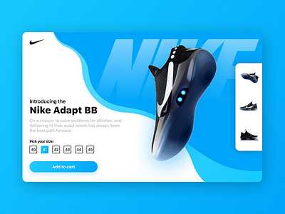 Product website blue branding design gallery modern new product shop ui ux web
