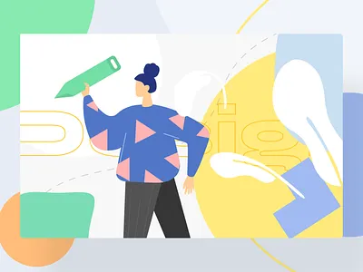 Illustrations - Designer design illustration ui vector xd