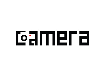 Camera Logo Design black branding camera camera app design icon idea illustration letter logo mark negative negativespace pixel simple typography vector white