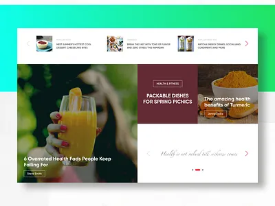 Healthy Living Content Website ai modern logo banner card poster forms form signup funny fashion logout gradients social footer header hero network inbox letter shadow invitation postcard mail login enquiry question rajat mehra india spring winter summer ui webpage dashboard