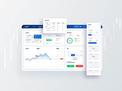 Giant Exchange - Trading platform design interface ui ux web