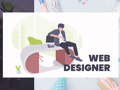 Wallpaper creative design falt design theme ui