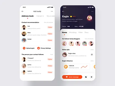 Weibo redesign-03 app design icon illustration illustrator lettering type typography ui ux vector