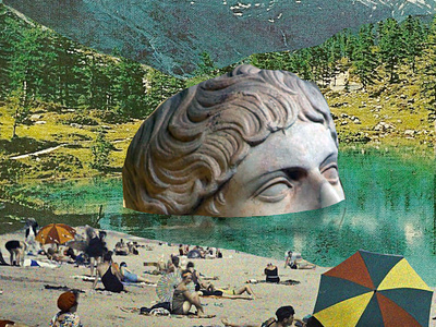 The Beach collage