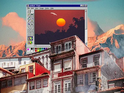 Arch Daily collage design flat graphic design photography photoshop web