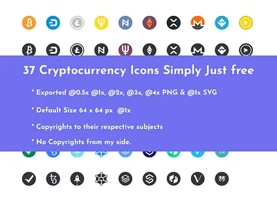 Cryptocurrency Icon Pack cryptocurrency freebie freebies icon icon design icon set iconography icons icons design icons pack icons set iconset ios webicons