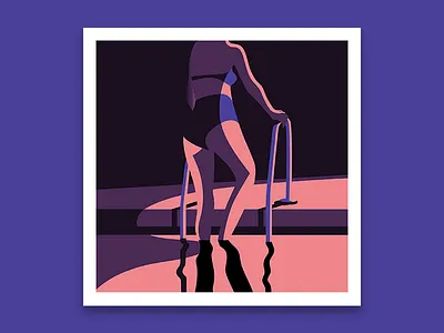 Party Is Over Art Print adobe illustrator illustration light and shadows minimalist vector vector illustration